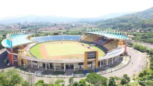 Stadion Si Jalak Harupat Kabupaten Bandung Jawa Barat Foto Raja Drone ID